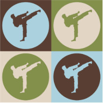 Pop Art Karate photo sculptures