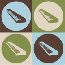 Pop Art Keyboard photo sculptures