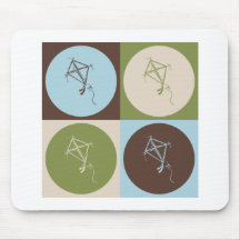 Pop Art Kite Mouse Pad