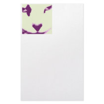 Pop Art Kitty Stationery Design