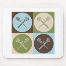 Pop Art Lacrosse Mouse Mats