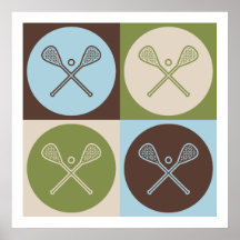 Pop Art Lacrosse Print