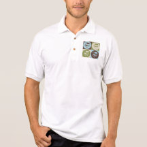 Pop Art Library Work Polo Shirts