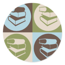 Pop Art Library Work stickers by busybrain Pop Art Library Work stickers