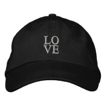 Pop Art LOVE embroidered hats