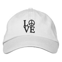 Pop Art LOVE Embroidered Baseball Caps