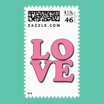POP ART LOVE stamps