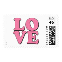 POP ART LOVE POSTAGE STAMPS