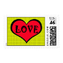Pop Art Love Stamp by adlercar Pop Art Love Stamp