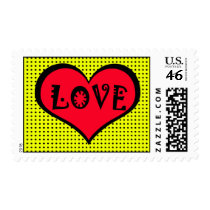 Pop Art Love Stamp