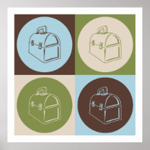 Pop Art Lunchboxes Print