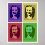 Pop Art Meher Baba Portrait Poster Print