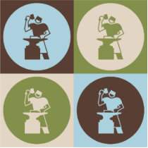 Pop Art Metal Working photo sculptures