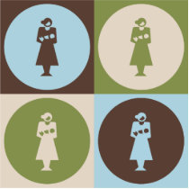 Pop Art Midwifery photo sculptures by busybrain Pop Art Midwifery photo sculptures