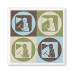 Pop Art Mining Magnet