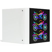 Pop Art MOTORCYCLE Avery Binder