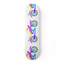 Pop Art MOTORCYCLE Skateboard