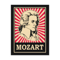 Pop Art Mozart Postcards