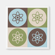 Pop Art Nuclear Physics Magnet