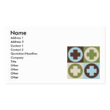 Pop Art Nursing Business Card