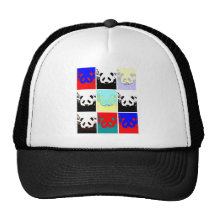 Pop Art Panda Hat