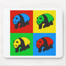 Pop Art Panda Mousepad