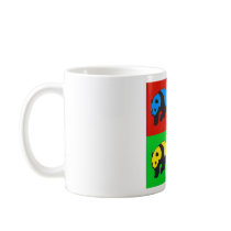 Pop Art Panda Coffee Mugs