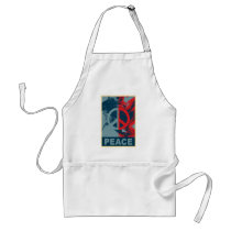 POP ART Peace Symbol aprons