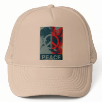 POP ART Peace Symbol hats by Scarebaby POP ART Peace Symbol hats
