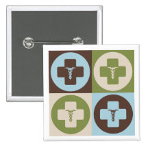 Pop Art Phlebotomy Button
