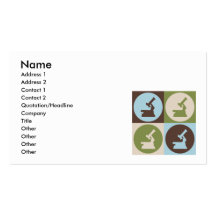 Pop Art Physiology Business Cards