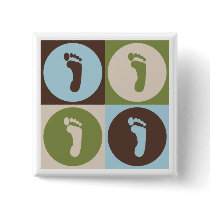 Pop Art Podiatry Button