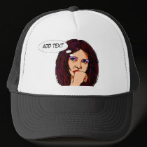 Pop art portrait hats by popart Pop art portrait hats