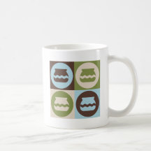 Pop Art Pottery Coffee Mugs