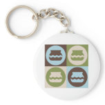 Pop Art Pottery Key Chains