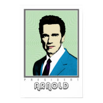 Pop Art President Arnold posters