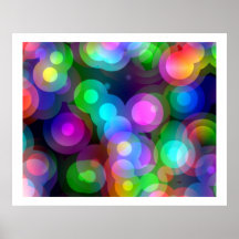 Pop Art Random Concentric Circles 02 Posters