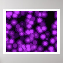 Pop Art Random Concentric Circles 09 Print