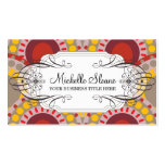 Pop Art Red Business Card