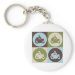 Pop Art Riding keychains
