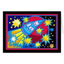 Pop Art Rocket cards