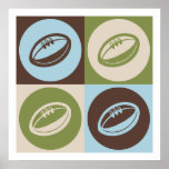 Pop Art Rugby Posters