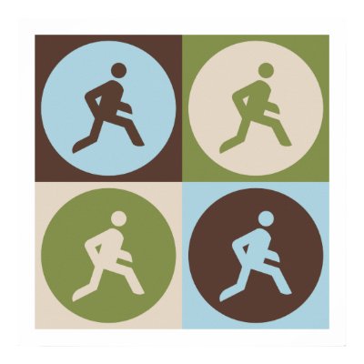 Pop Art Running Print by busybrain