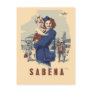 Pop art Sabena Ex Belgian Airlines Postcard