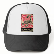 Pop Art Scorpion Trucker Hats