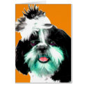 Pop ART Shih Tzu cards