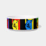 Pop Art Short Haired Kitty Cat Food Bowls