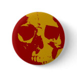 Pop Art Skull Buttons