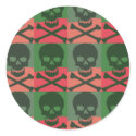 Pop Art Skulls 2 stickers by naturetees Pop Art Skulls 2 stickers