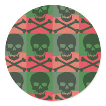 Pop Art Skulls 2 stickers